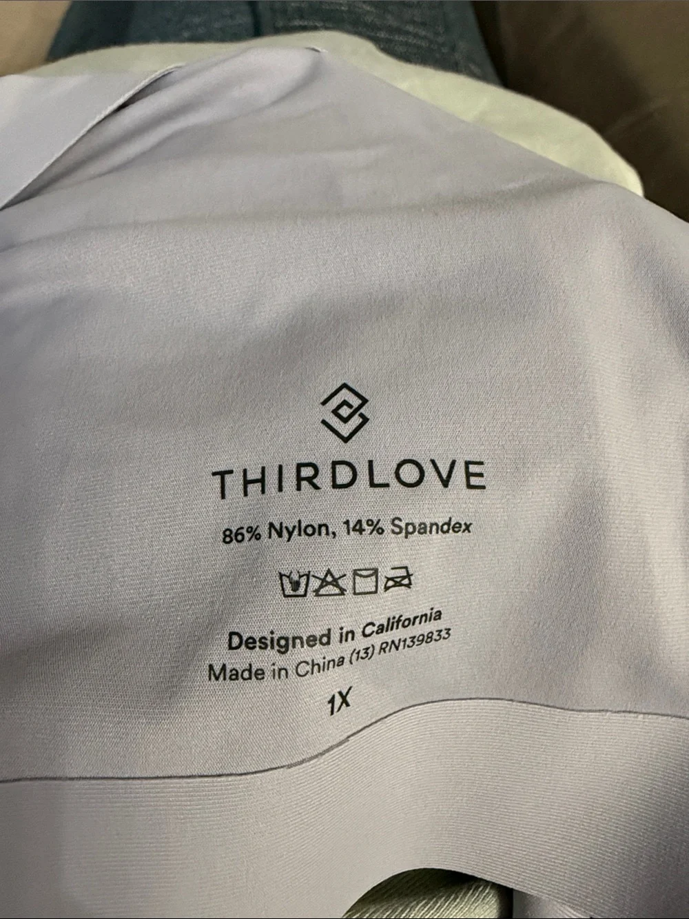 NWT ThirdLove Smoothing V-Neck Wireless Bra 1X